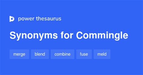 commingle synonyms.